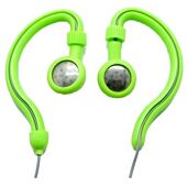 Geeko Innovate Hook On Ear Dynamic Stereo Earphones 1.2m Green