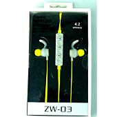 Geeko ZW-03 Wireless Bluetooth Earphones Yellow