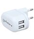 Manhattan PopCharge Home - Europlug C5 USB Wall Charger with Two Ports