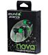 Manhattan Sound Science Nova Sweatproof Earphones Black and Green