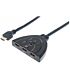 Manhattan 3-Port HDMI Switch HDMI 1.3 3-Port Integrated Cable