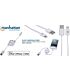 Manhattan iLynk Lightning Cable - A Male / Lightning Connector Male 1m (3 ft.) White Retractable