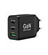 Port Designs USB-C and USB-A Fast Charger Black