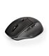 Port Wireless Rechargeable 1600DPI 5 Button Bluetooth Mouse - Black