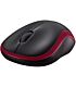Logitech M185 cordless Notebook mouse - with micro Nano receiver Red