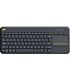 Logitech K400 Plus Touch Wireless Keyboard - Black