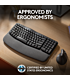 Logitech Wave Keys wireless ergonomic keyboard - Graphite