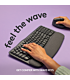 Logitech Wave Keys wireless ergonomic keyboard - Graphite