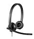 Logitech H570E Stereo USB Headset - Black