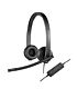 Logitech H570E Stereo USB Headset - Black
