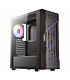 Antec AX63 Wood ARGB ATX Mid Tower Gaming Chassis - Black