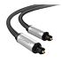 UGreen AV108 Male to Male Toslink Optical Audio Cable 2m–Grey
