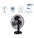 Alva 40cm Plastic Desk Fan Black 45w