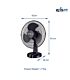 Alva 40cm Plastic Desk Fan Black 45w