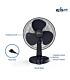 Alva 40cm Plastic Desk Fan Black 45w