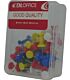 DLOffice Multicolour 24mm Pushpins Thumb Tacks Plastic Tub