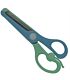 DLOffice Kiddies Multi Use Blunt Nose Plastic Scissors - Blue