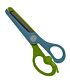 DLOffice Kiddies Multi Use Blunt Nose Plastic Scissors - Green