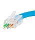 Ellies Cat6 UTP RJ45 Modular Snap Plugs 50 Pack