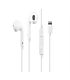 EZRA 3.5mm To iPhone White Digital Earphones 1.2m Length