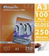 Penguin A3 Laminating Gloss Pouches 100pcs Pack 250 Microns