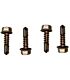 Solarix Hexagon Head Self Tapping Screw Pack of 4