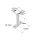 T-Stand off Bracket 150mm