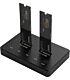 Dual Bay M.2 SSD Dock with Clone