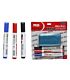 Brainware 3 x Whiteboard Markers and Cleaner Pack