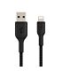 Belkin BoostCharge 1m Braided Lightning to USB-A Cable - Black