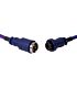 Keychron Premium Coiled Aviator USB Cable | Type-C + USB-A Adapter | Detachable Aviator Connector | 108 cm
