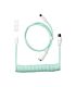 Keychron Coiled Aviator Cable - Mint/Straight