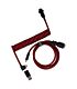Keychron Coiled Aviator Cable - Red