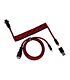 Keychron Coiled Aviator Cable - Red