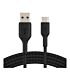 Belkin Type-A to Type-C Braided USB Cable 1m Black