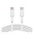Belkin BoostCharge Type-C Male to Male Cable 1m White