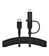 Belkin BoostCharge Pro 2-in-1 Type-C with Lightning Connector USB Cable 1.5m Black