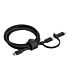 Belkin BoostCharge Pro 2-in-1 Type-C with Lightning Connector USB Cable 1.5m Black