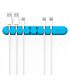 Orico 7 Slot Desktop Cable Management - Blue