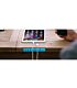 Orico 7 Slot Desktop Cable Management - Blue