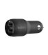 Belkin 24W Dual USB-A Car Charger - Black