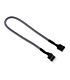 Bitfenix BFA-MSC-AUD30SK-RP alchemy multisleeved Audio Extension 30cm Silver