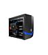 Bitfenix BFC-CLI-300-KKLS1-RP Colossus Mini-iTX blacK - all black with Blue/Green/Red switchable lighting