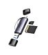 UGREEN CM185-50706 2-in-1 OTG Card Reader | Type-C | USB-A - Silver