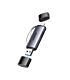UGREEN CM185-50706 2-in-1 OTG Card Reader | Type-C | USB-A - Silver