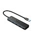 UGREEN 4-in-1 USB 3.0 Hub - High-Speed 5Gbps Data Transfer - Grey