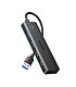 UGREEN 4-in-1 USB 3.0 Hub - High-Speed 5Gbps Data Transfer - Grey