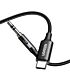 UGreen USB Type-C to 3.5mm AUX Audio Cable 1M - Black