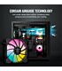 Corsair iCUE SP140 RGB ELITE Performance 140mm PWM Fan � Dual Fan Kit with Lighting Node CORE