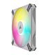 Corsair iCUE AF120 RGB slim 120mm PWM fluid Dynamic bearing fan - White